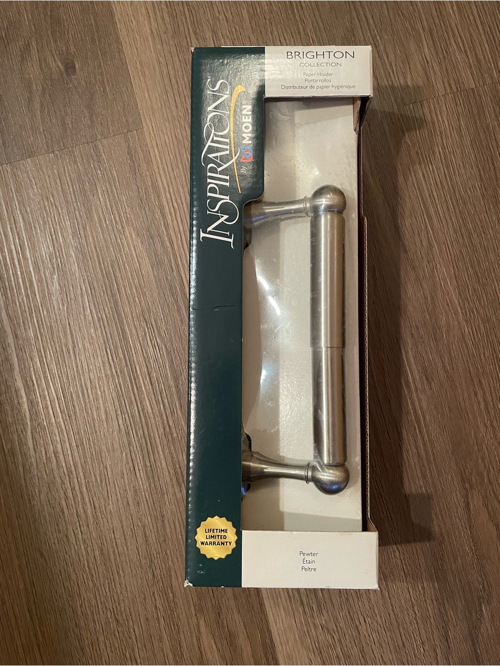 Inspirations by Moen 2007 Brighton 308PW Toilet Paper Holder Pewter Sealed